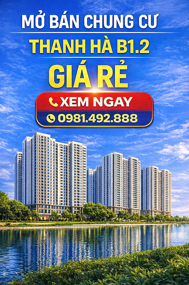 Mở bán chung cư Thanh Hà B1.2
